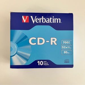 🦄3 for $10🦄CD-R Blank Discs 700MB 80-Minutes Disc for Data and Music - 10